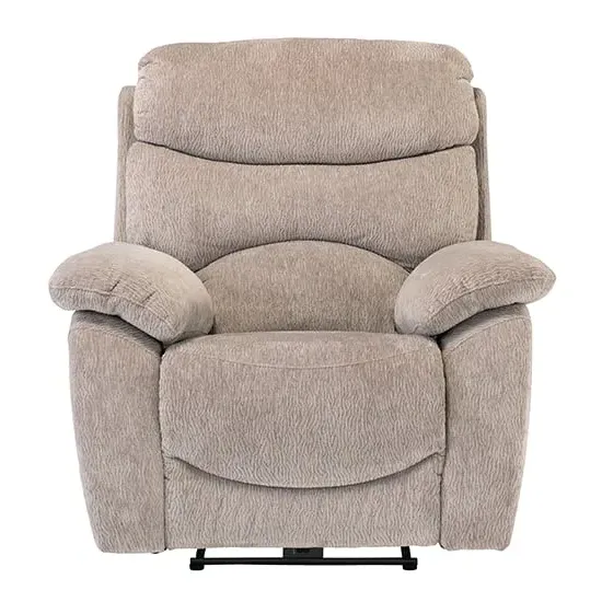 Toccoa Electric Recliner Armchair - Mink, Fabric