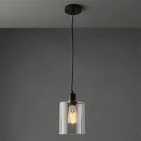 Toledo Pendant Light - Black, Glass