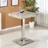Topaz Square Bar Table - Grey Oak