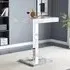 Topaz Square Bar Table - Magnesia Marble Effect, MDF