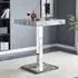 Topaz Square Bar Table - Marble Effect, MDF