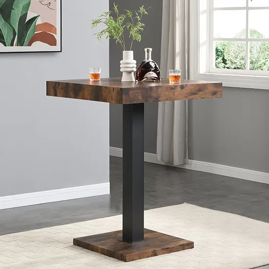 Topaz Square Bar Table - Oak
