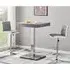 Topaz Square Bar Table with 2 Copez Stools - Grey, Concrete Effect