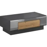 Torino Coffee Table with Drawer - Grey, Oak