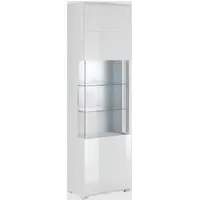 Torino Display Cabinet with LED - White