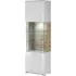 Torino Display Cabinet with LED - White, Oak