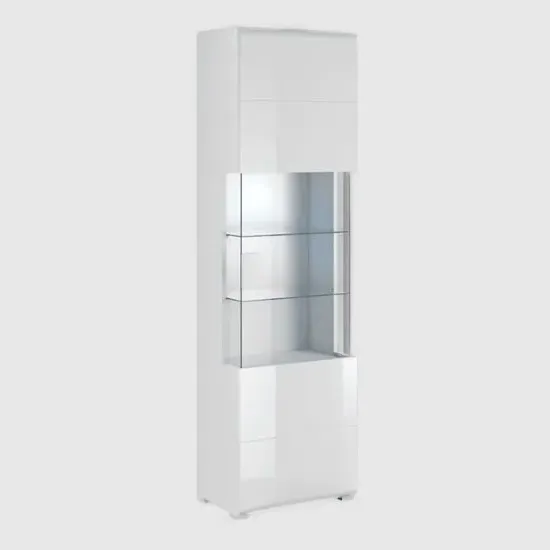 Torino Display Cabinet with LED - White