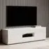 Torino High Gloss TV Stand with LED - White