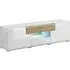 Torino High Gloss TV Stand with LED - White, Oak