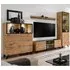 Torino Living Room Furniture Set with LED - Wotan Oak
