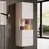 Torino Wall Display Cabinet with LED - White