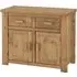 Torsal Wooden Sideboard with 2 Doors 2 Drawers - Oak