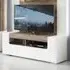 Tortola TV Stand with 2 Doors - White, Oak