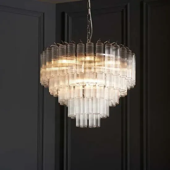 Toulon 12 Lights Ceiling Pendant Light - Polished Nickel image