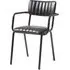 Toulouse Stacking Armchair - Black, Faux Leather
