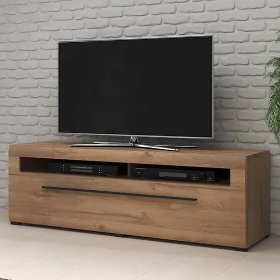 Trail Wide TV Stand with Drawer - Grandson Oak