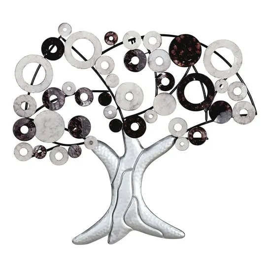 Tree Metal Wall Art - White product
