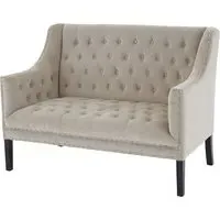 Trento 2-Seater Sofa - Light Camel, Cotton Velvet