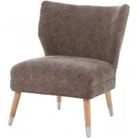 Trento Upholstered Wingback Accent Chair - Grey, Chenille