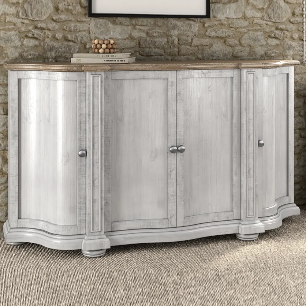 Trenton 4-Door Wooden Sideboard - Grey product
