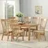 Trevino Extendable Dining Table with 6 Chairs - Oak
