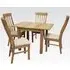 Trevino Small Extendable Dining Table with 4 Chairs - Oak