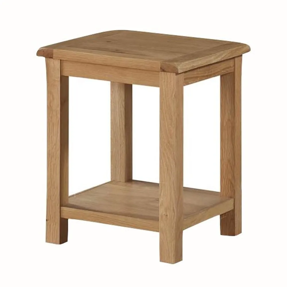 Trevino Square End Table - Oak