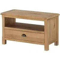 Trevino TV Stand with 1 Drawer - Oak