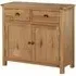 Trevino Wooden Sideboard with 2 Doors 2 Drawers - Oak