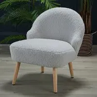 Trevor Boucle Accent Chair - Grey