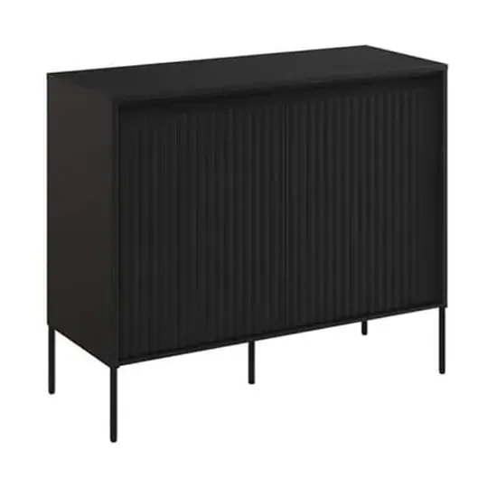 Trier 2-Door Sideboard - Matt Black