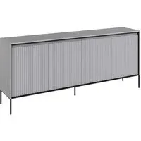 Trier 4-Door Sideboard - Matt Grey