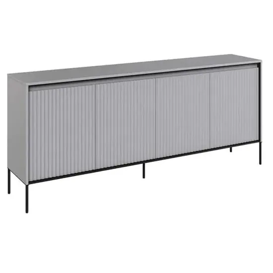 Trier 4-Door Sideboard - Matt Grey