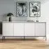 Trier 4-Door Sideboard - Matt White