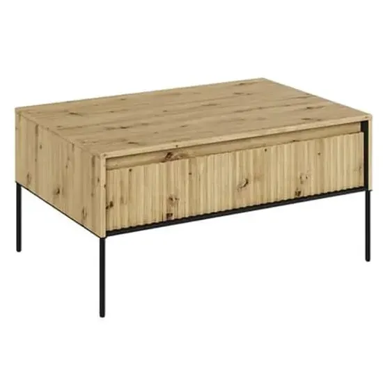 Trier Coffee Table with Drawer - Artisan Oak image