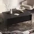 Trier Coffee Table with Drawer - Matt Black
