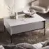 Trier Coffee Table with Drawer - Matt White