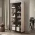 Trier Display Cabinet with LED - Beige