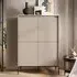 Trier Highboard with 4 Doors - Beige
