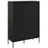 Trier Highboard with 4 Doors - Matt Black