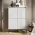 Trier Highboard with 4 Doors - Matt White