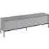 Trier Large TV Stand with 4 Doors - Matt Grey