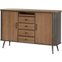 Trigona Sideboard with Drawers - Natural, Fir Wood