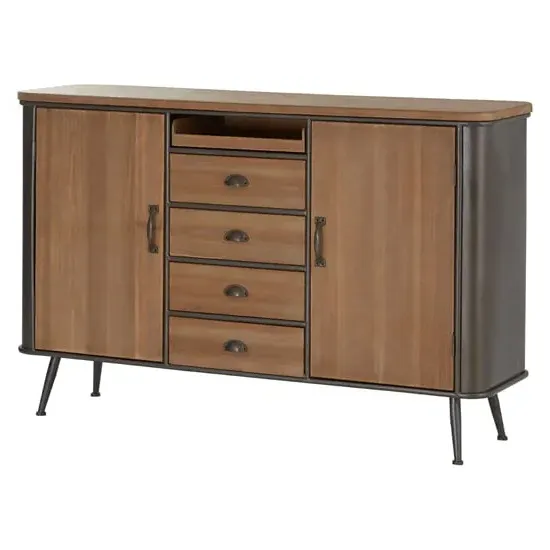 Trigona Sideboard with Drawers - Natural, Fir Wood