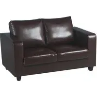 Trinkal 2-Seater Sofa - Brown, Faux Leather