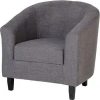 Trinkal Upholstered Tub Chair - Grey