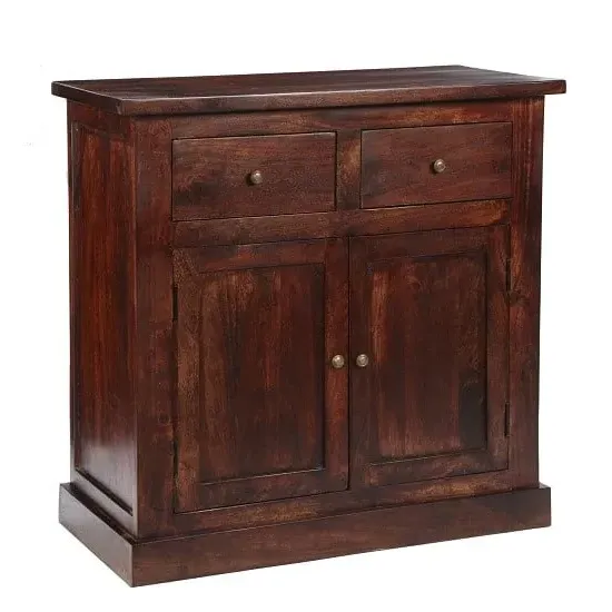 Tristo Compact Sideboard with 2 Doors - Dark Mango