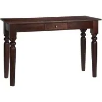 Tristo Console Table with 1 Drawer - Dark Mango