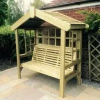 Tromin Large Garden Bench - Natural