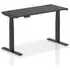 Troy 140cm Adjustable Laptop Desk - Black
